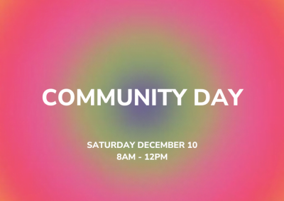 Community Day – Dec 10